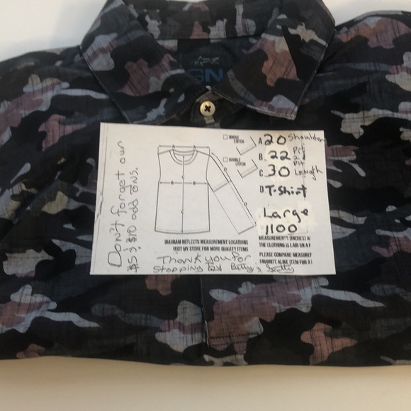 Men’s large camouflage polo golf shirt GN ML75 Play dry. Excellent condition - Picture 2 of 7